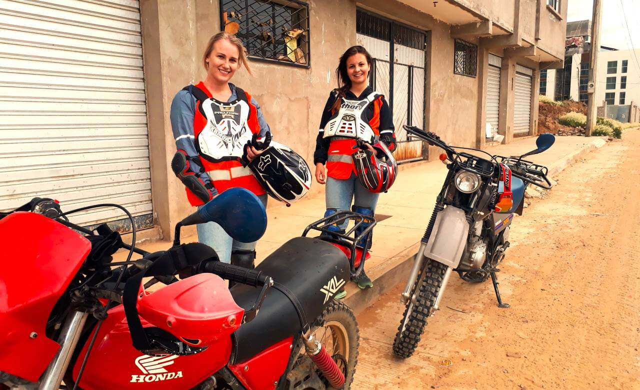 Motorcycle lessons in the Mountains of Sucre 4