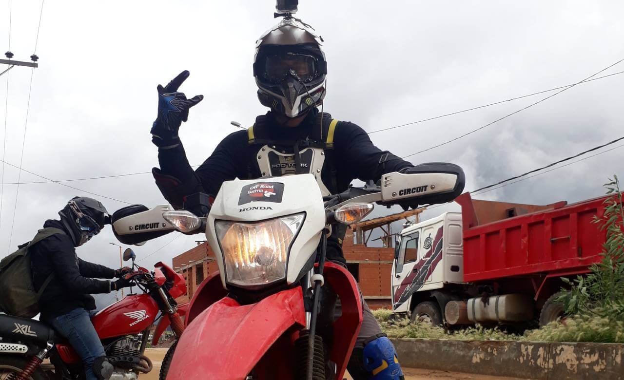 Enduro motorcycle tour near Sucre Bolivia 2