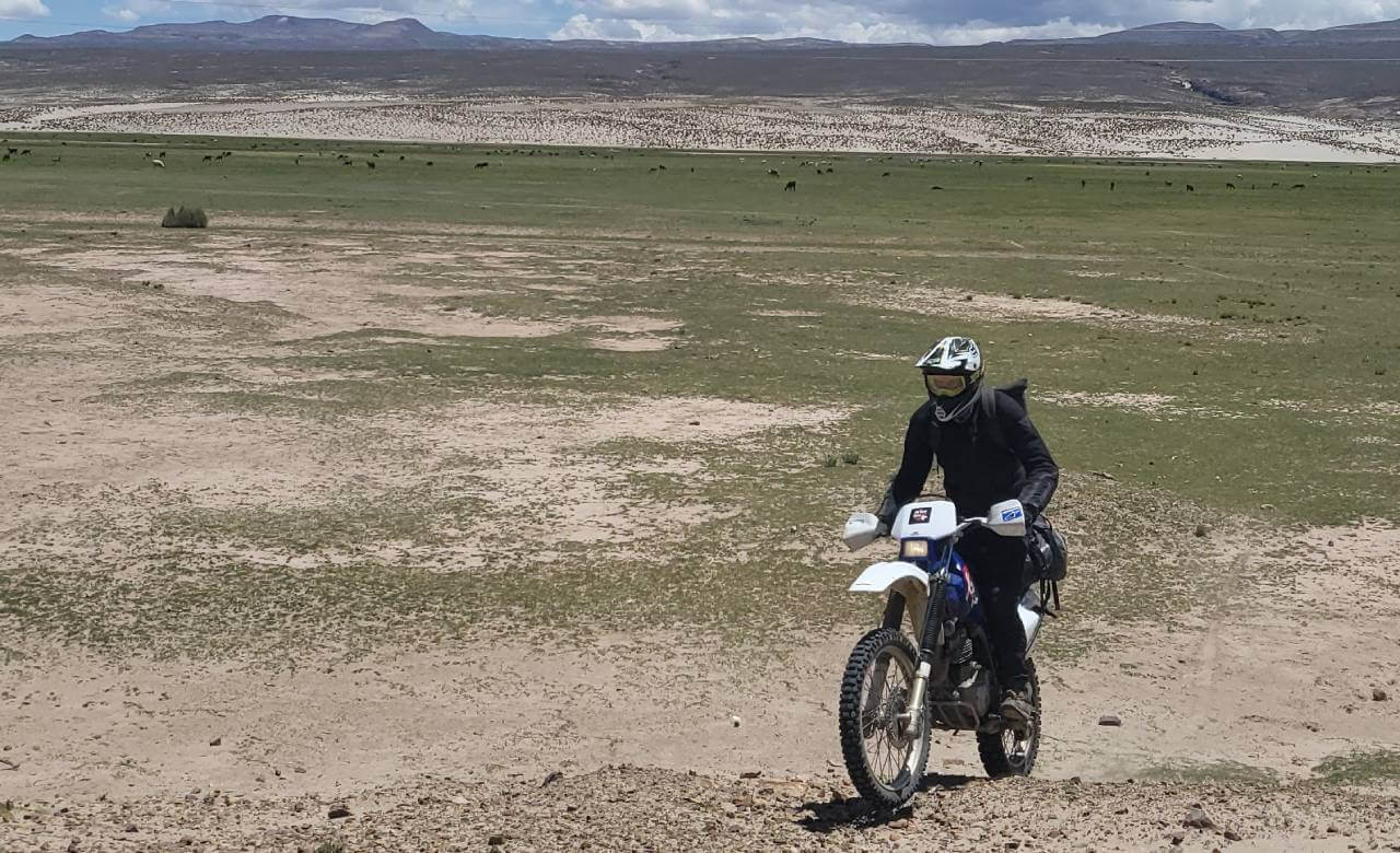 Enduro motorcycle tour near Sucre Bolivia 14